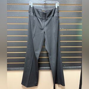 Express Editor Black Pinstripe Dress Pants 10